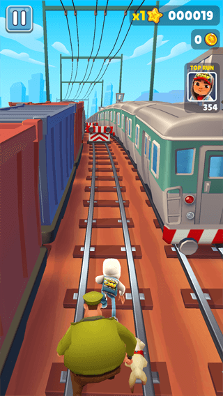 地铁跑酷subwaysurf