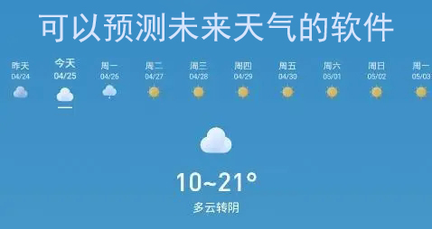 可以预测未来天气的软件