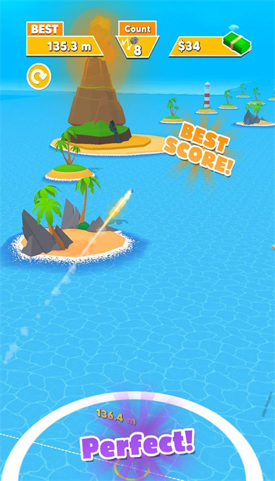 石头飞跃(Stone Skipping 3D)v0.2