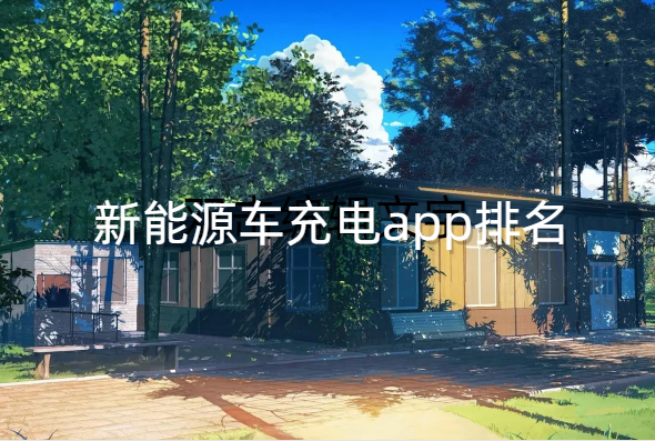 新能源车充电app排名